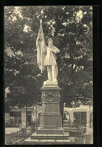 AK Jena, Blick auf das Burschenschaftsdenkmal