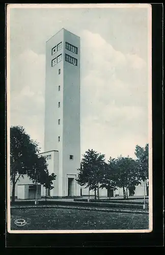 AK Dresden, Jahresschau Deutscher Arbeit - Der Aussichtsturm