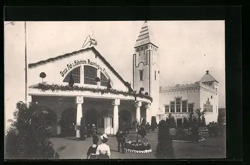 AK Hamburg, Grosse Fach- und Kulturhistorische Ausstellung für das Fleischergewerbe 1907, Ausstellungsgelände