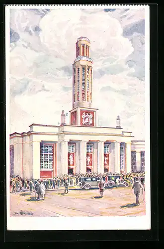 Künstler-AK Poznan / Posen, Exposition Polonaise 1929, Ausstellung