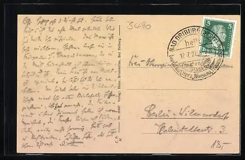 AK Bad Driburg, Ansicht des Hotels Brockmann