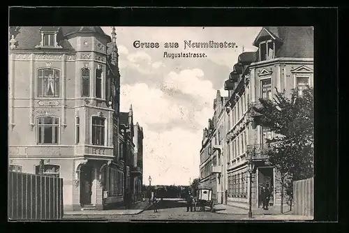AK Neumünster, Partie in der Augustastrasse