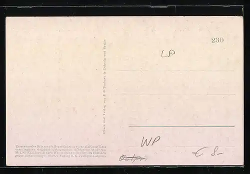Künstler-AK Marienwerder / Kwidzyn, Ordens-Komturei