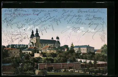 AK Posen, Dom mit erzbischöfl. Palais