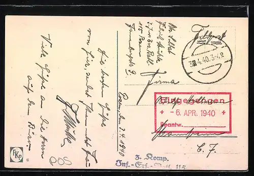 AK Posen / Poznan, Blick auf Raczynski`sche Bibliothek