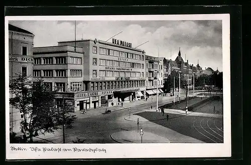 AK Stettin, Ufa Palast am Paradeplatz