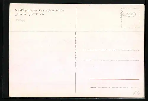 AK Essen, Gruga, Sondergarten im Botanischen Garten