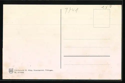 AK Schönwald im Schwarzwald, Ortspartie mit Kirche