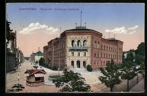 AK Saarbrücken, Bergwerk-Direktions-Gebäude