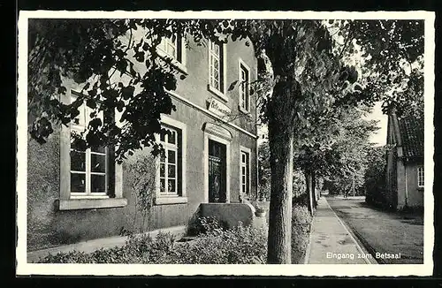 AK Brackwede-Ummeln /Westf., Evangelische Mädchenheime, Eingang zum Betsaal