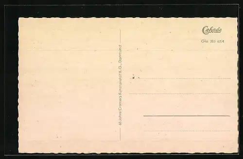 AK Gladbeck i. W., Ehrenmal mit Umgebung