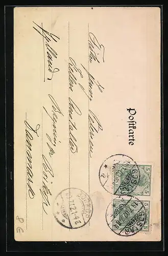 AK Goslar, Partie in der Marktstrasse