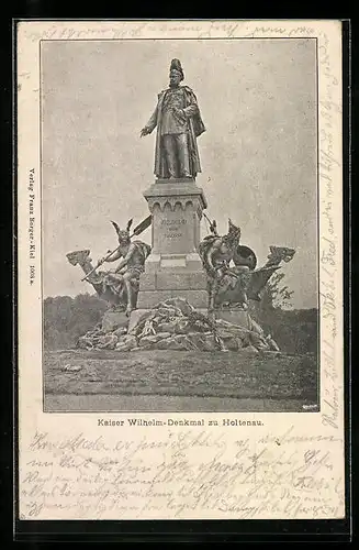 AK Holtenau, Kaiser-Wilhelm-Denkmal