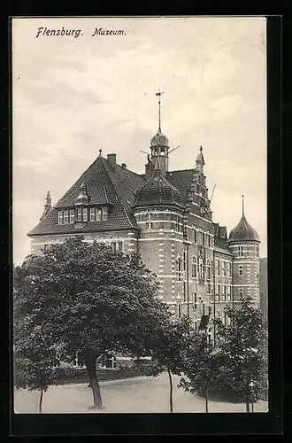 AK Flensburg, Partie am Museum