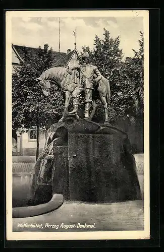 AK Wolfenbüttel, Herzog August-Denkmal