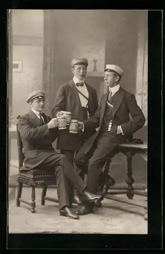 AK Studenten beim Feiern, studentische Szene