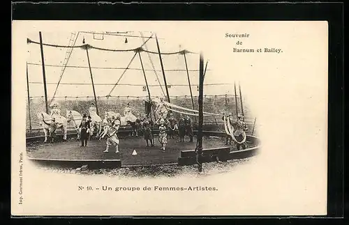AK Barnum et Bailey, Un groupe de Femmes-Artistes, Zirkus