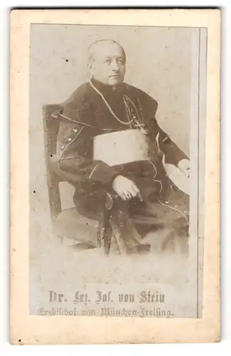 Fotografie Fotograf unbekannt, München-Freising, Dr. Exz. Jos. von Stein, Erzbischof von München-Freising