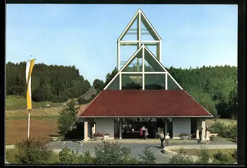 AK Autobahnkirche Maria, Schutz der Reisenden, Autobahn München-Stuttgart, Ausfahrt Adelsried