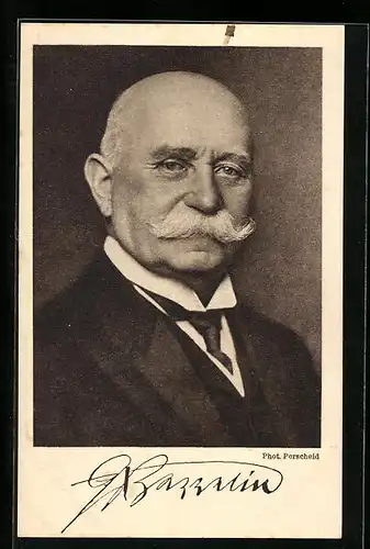 AK Porträt von Ferdinand Adolf Heinrich August von Zeppelin