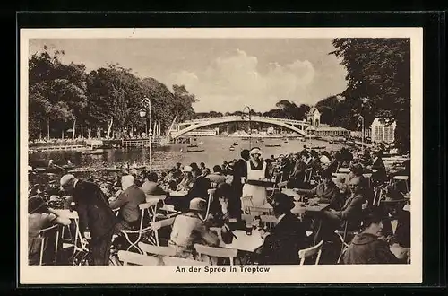 AK Berlin, An der Spree in Treptow