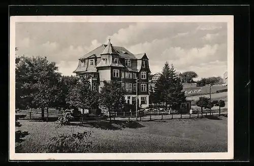 AK Masserberg /Thür. Wald, Haus Daheim bei Schönwetter