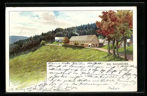 AK Gehlberg, Blick auf die Schmücke