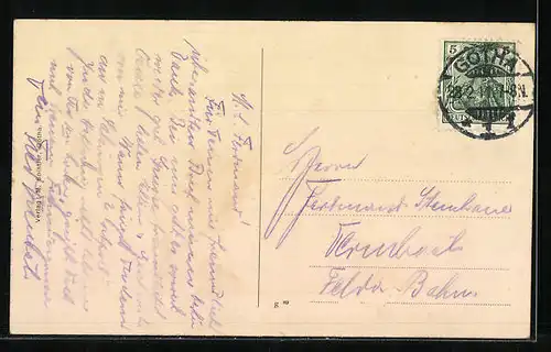 AK Gotha, Hauptmarkt mit Blick zum Rathaus