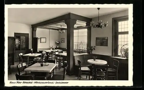 AK Bödefeld /Hochsauerland, Gasthof und Pension Haus Fehr