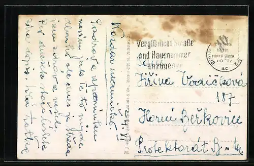 AK Berlin, Passanten an der Siegessäule