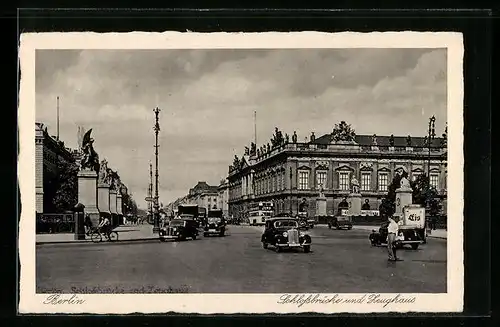 AK Berlin, Schlossbrücke und Zeughaus