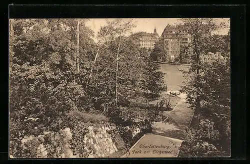 AK Berlin-Charlottenburg, Park am Lietzensee