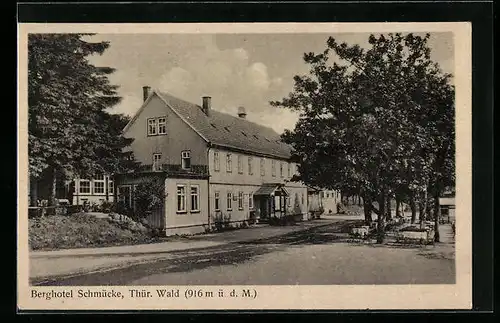 AK Schmücke /Thür. Wald, Berghotel Schmücke