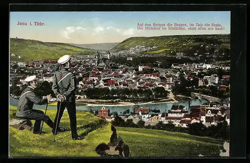 AK Jena, Teilansicht mit zwei Studenten