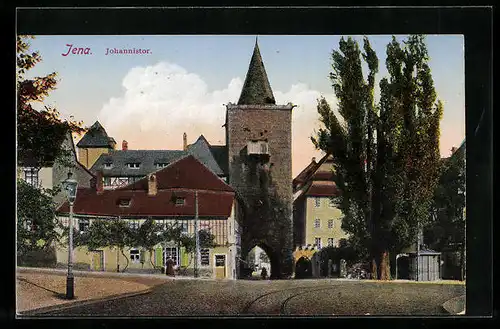 AK Jena, Strassenpartie am Johannistor
