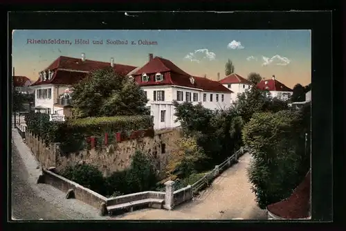 AK Rheinfelden, Hotel und Soolbad zum Ochsen