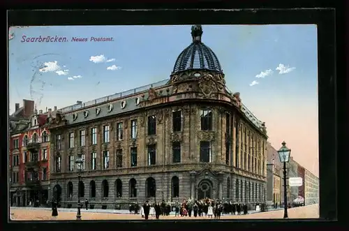 AK Saarbrücken, Neues Postamt