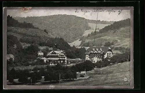 AK Glotterbad, Ortsansicht aus der Vogelschau