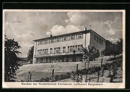 AK Bergzabern, Neubau der Kinderheimat Emilienruh