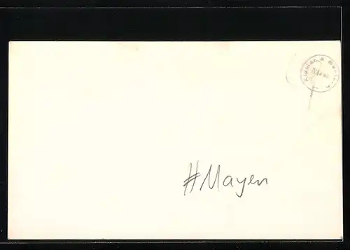 AK Mayen, Partie an einem schönen Gebäude