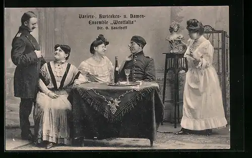 AK Variete-Ensemble Westfalia, Bühnenszene