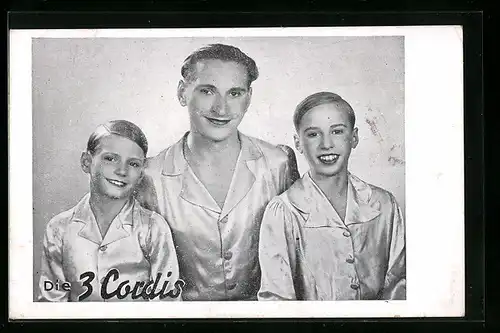 AK Die 3 Cordis, Akrobaten, Portrait