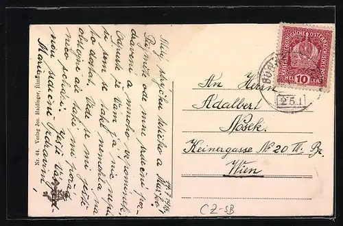 AK Rimau, Totalansicht des Ortes