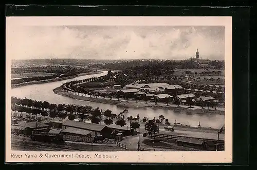 AK Melbourne, River Yarra and Government House