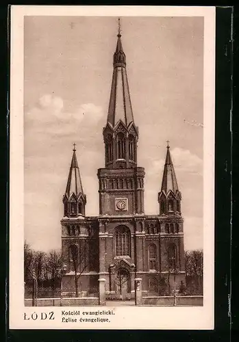 AK Lodz, Églsie évangelique