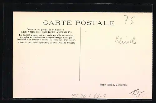 AK Ein Blinder beim Fechten