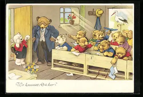 AK Zu spät in der Teddyschule