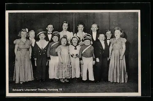 AK Hamburg, Scheuers Liliputaner Theater