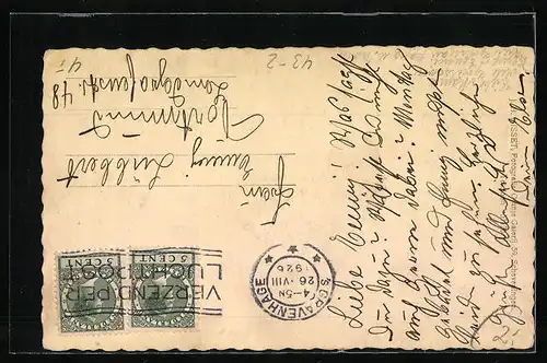 Foto-AK Mutter mit Töchtern in Badeanzügen