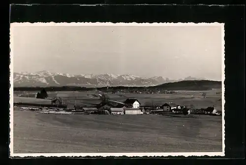 Foto-AK Osterzell, Teilansicht